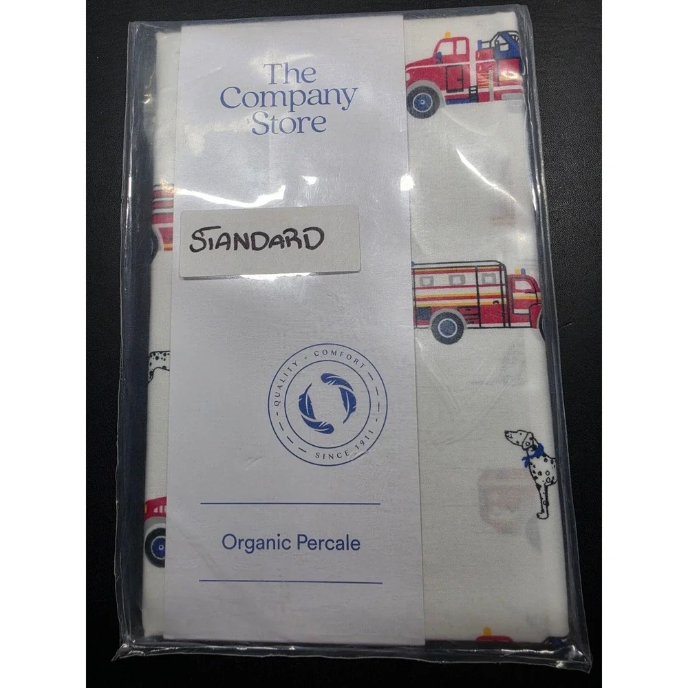 Company Kids Fireman'S Best Friend Organic Cotton Percale Standard‎ Sham